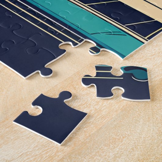 Eine Retro-Futuristische Stadt Puzzle (Seite)