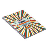 Eine Retro-Musik der alten Schule Notizblock (Rechte Seite)