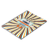 Eine Retro-Musik der alten Schule Notizblock (Linke Seite)