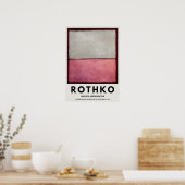 Eine Retrospektive 1 Poster (Küche)