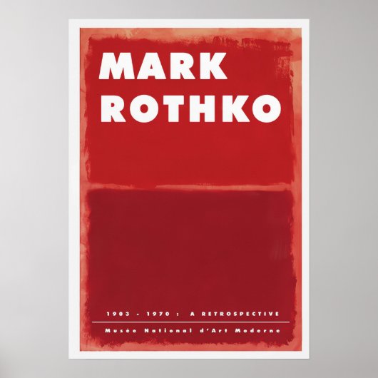 Eine Retrospektive 4 Poster (Vorne)