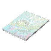 Eine Rettung der Meeresschildkröte Notizblock (Rotiert)