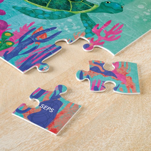 Eine Rettung der Meeresschildkröte Puzzle (Seite)