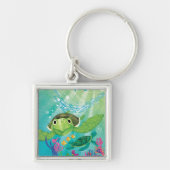 Eine Rettung der Meeresschildkröte Schlüsselanhänger (Vorne)