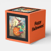 Eine riesige Kürbiskröte-Hexenkatze, Halloween-Lie Geschenkschachtel (Rückseite)