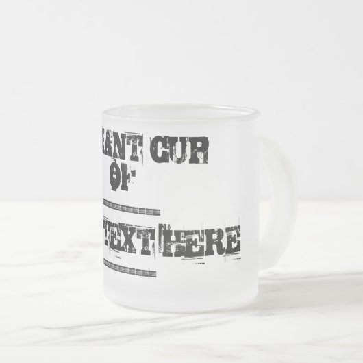 Eine riesige Schale Internet meme Mattglastasse (VorderseiteRechts)