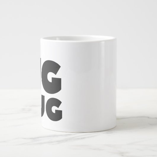 Eine riesige Tasse | Individuelle Name Novelty Jum (Vorderseite)