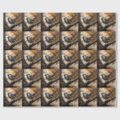 Eine Robin's Serenade in der Kanone, Geschenkpapier (Flach)