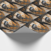 Eine Robin's Serenade in der Kanone, Geschenkpapier (Ecke)