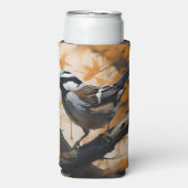 Eine Robin's Serenade in der Kanone, Selters Dosenkühler (Seltzer Vorderseite)