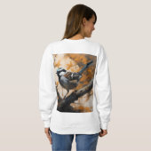 Eine Robin's Serenade in der Kanone, Sweatshirt (Schwarz voll)