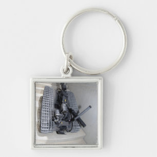 Eine Robotereinheit des Talon 3B, die einen Flug Schlüsselanhänger