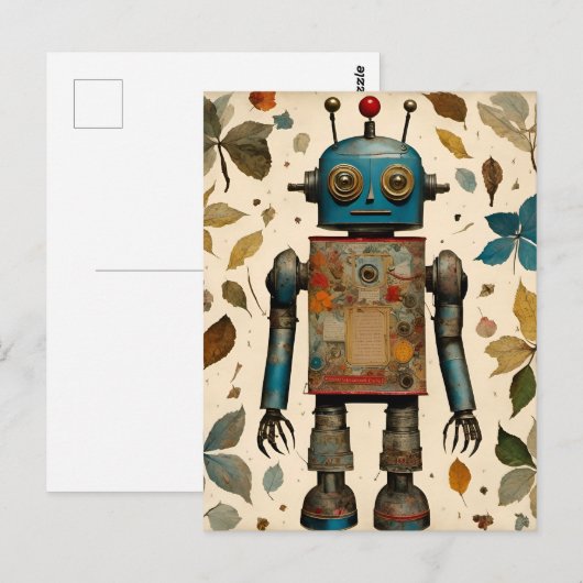 Eine Roboterkollektion Postkarte (Vorne/Hinten)