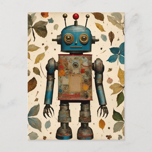 Eine Roboterkollektion Postkarte (Vorderseite)