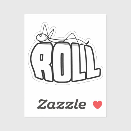 Eine Rolle Aufkleber (Blatt)