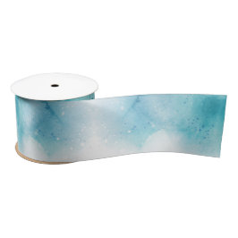 Eine Rolle Band mit einem Aquarelldesign  Satinband