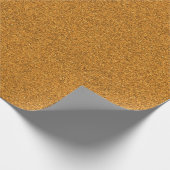 Eine Rolle braunes Korkplattenmaterial Geschenkpapier (Ecke)