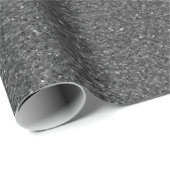 Eine Rolle dunkelgraues Dachmaterial mit Struktur Geschenkpapier (Rolleneckpunkt)