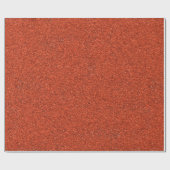 Eine Rolle orangefarbenes Dachmaterial mit einer t Geschenkpapier (Flach)