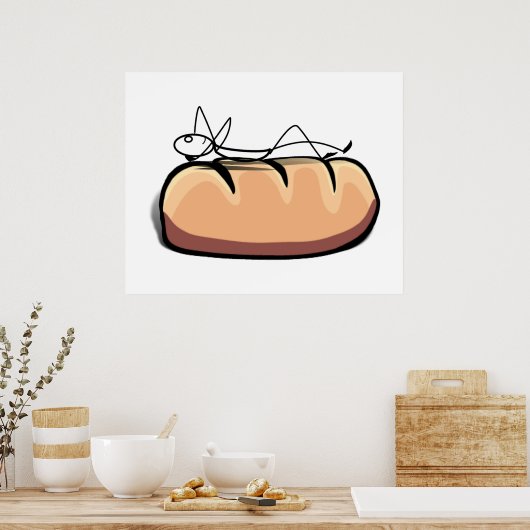 Eine Rolle Poster (Küche)