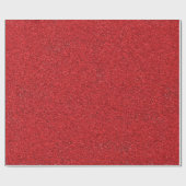 Eine Rolle rotes Glitter-Geschenkpapier Geschenkpapier (Flach)