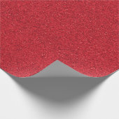 Eine Rolle rotes Glitter-Geschenkpapier Geschenkpapier (Ecke)