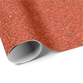 Eine Rolle verbranntes oranges Dachmaterial Geschenkpapier (Rolleneckpunkt)