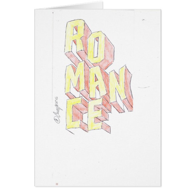 Eine Romankarte (Vorne)