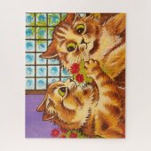 Eine romantische Geste von Louis Wain Puzzle (Vertikal)