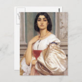 Eine römische Lady Art Postkarte (Vorne/Hinten)