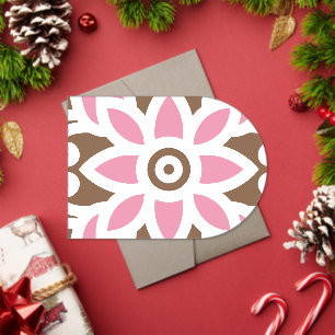 eine rosa Blume auf braunem Hintergrund Acryleinladungen