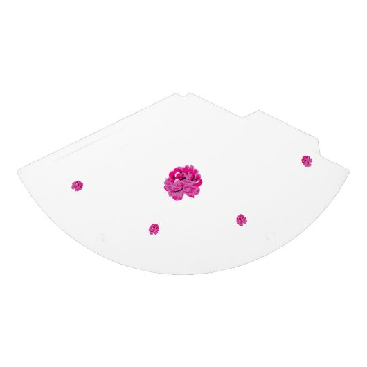 Eine rosa Blume mit schwarzen Flecken auf den Blät Partyhütchen (Vorderseite)