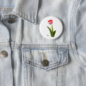 Eine rosa Frühlingsfotografie mit floraler Natur Button (Beispiel)
