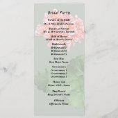 Eine rosa Geranie Programm (Rückseite)