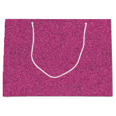 Eine rosa glitzernde Einkaufstasche Große Geschenktüte (Vorderseite)