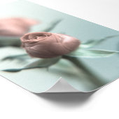 Eine rosa Rose für deinen Liebsten... Poster (Ecke)