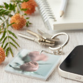 Eine rosa Rose für deinen Liebsten... Schlüsselanhänger (Vorderseite rechts)