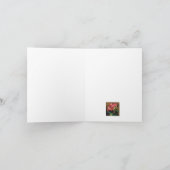 Eine rosa Rose Karte (Innenseite)