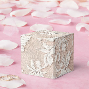 Eine rosa Spitzen-Serie Design #14 Geschenkschachtel