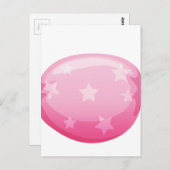 eine rosa Süßigkeit Postkarte (Vorne/Hinten)
