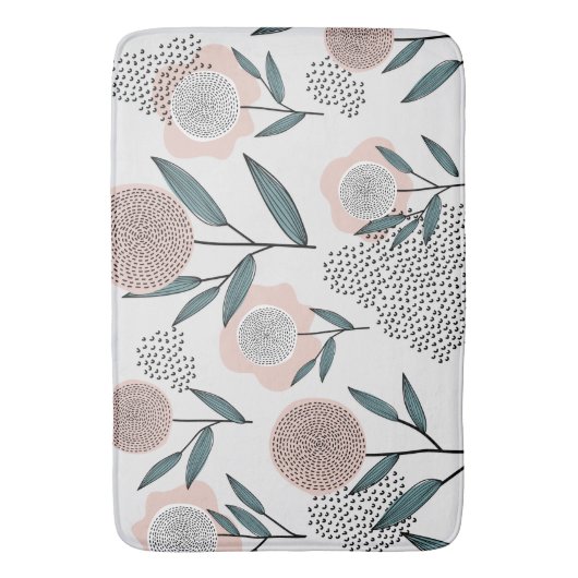 Eine Rose Badematte (Vorderseite Vertikal)