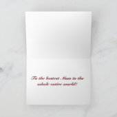 Eine Rose, ein glücklicher Muttertag! Karte (Innenseite)