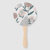 Eine Rose Fächer (Rückseite)