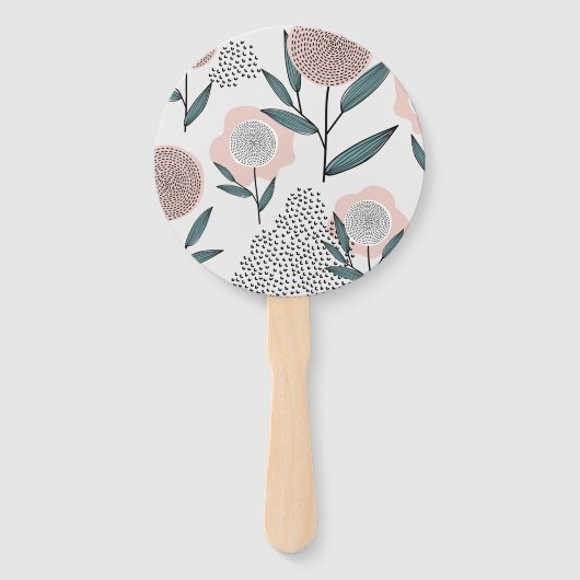 Eine Rose Fächer (Rückseite)