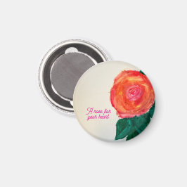 Eine Rose für dein Herz Magnet