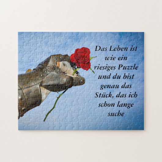 Eine Rose für Dich Puzzle (Horizontal)