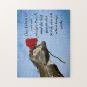 Eine Rose für Dich Puzzle (Vertikal)