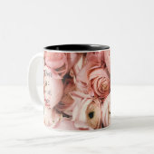Eine Rose für eine besondere Dame Zweifarbige Tasse (Vorderseite Links)