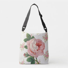 Eine Rose für eine Rose Vintage-Land Tragetaschen Mit Langen Trägern