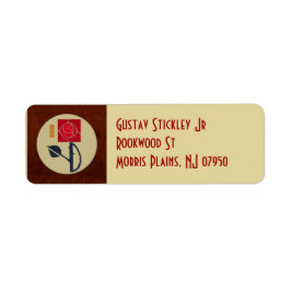 Eine Rose für Kunst und Handwerk im Mission Style